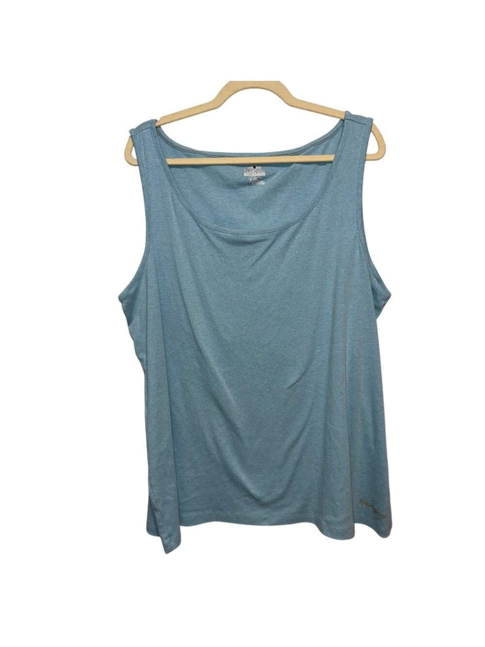 Noble Outfitters Womens Tug Free 3X Blue Tank Top